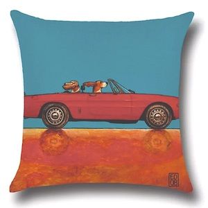 New! Road Trippin Throw Pillow Cover